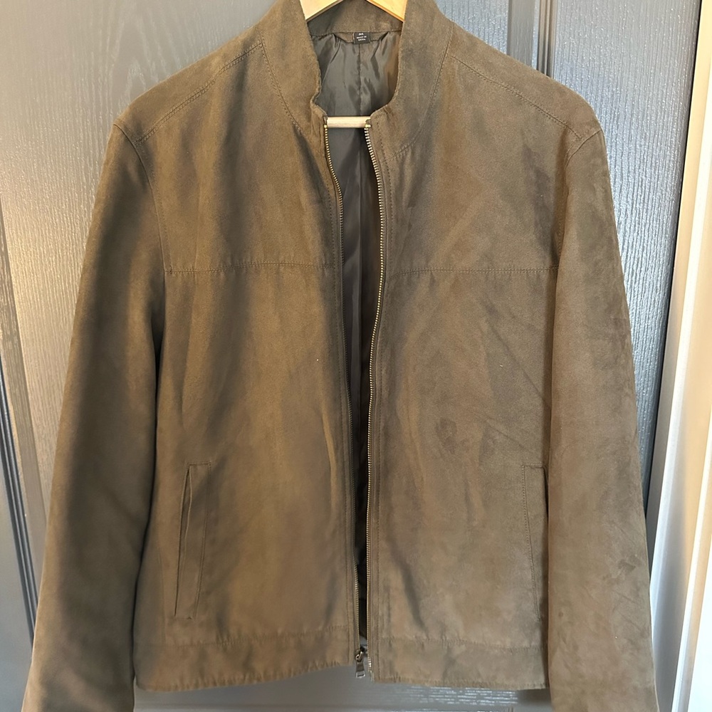 Men's Suede Jacket - Brown